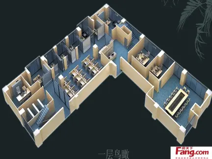 公司办公室平面图 公司办公室平面图