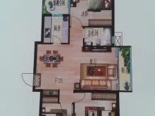 福海路旁70年产权,南北通透,视野好,采光充足