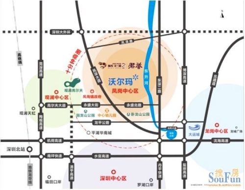 锦龙又一城二期君誉交通图交通图