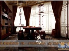 上海美巢装饰-中式古典-别墅