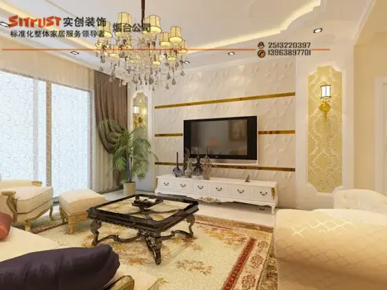 客厅墙护角_欧式护角装修效果图