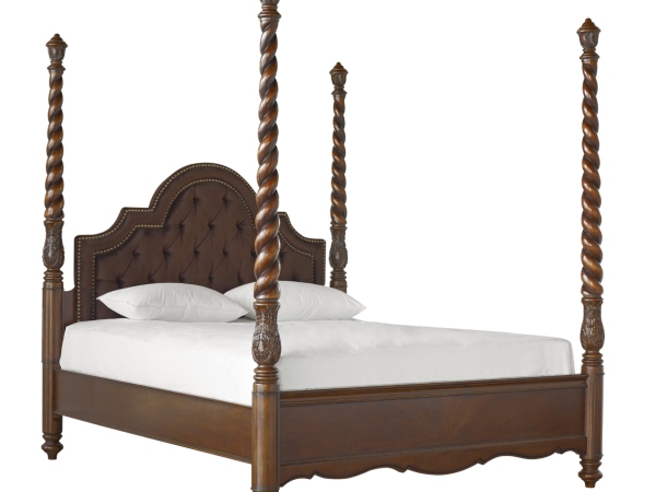 美克美家-圣卡罗系列-卧室组-一米八柱式床