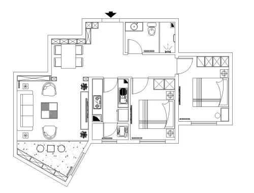 两居【房屋类型】:两室,一厅,一厨,一卫【建筑面积】:88平米【所属