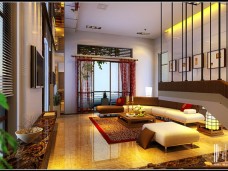 金地澜悦-东南亚风格-六居室