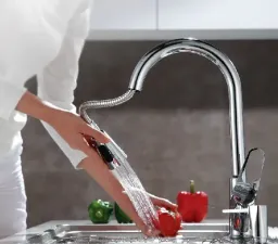 九牧 厨房冷热抽拉式龙头 cf33053-208