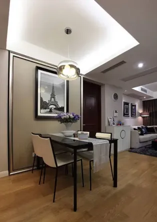 标题：我那小厨房连着饭厅，没做吊顶花了3000块，完工像赚了5万！