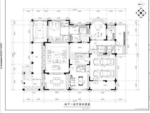 户型图-珠江壹千栋装修设计