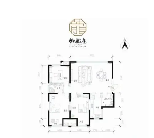 西吴御龙庭136平米现代简约设计案例 喜欢 0 西吴御龙庭户型图 西吴