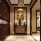 现代中式鞋柜图片欣赏