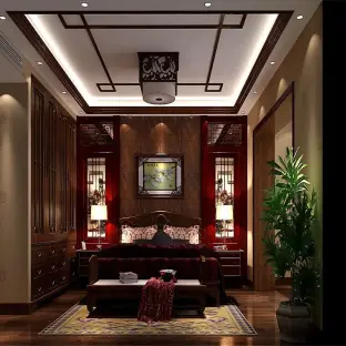 中式古典卧室鞋柜装修图片欣赏图片