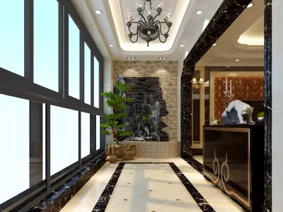 阳台50种装修图瓷砖 400x300c.jpg