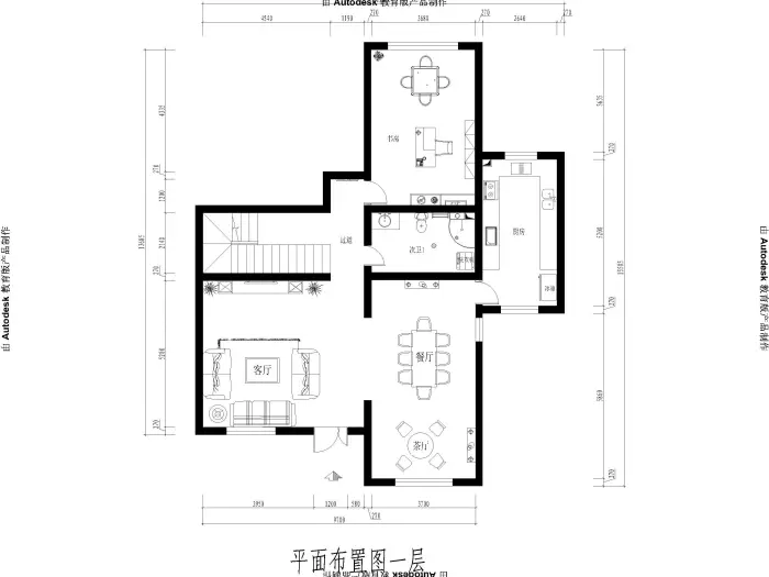 简欧风格-280平米别墅-装修样板间