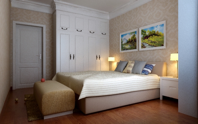 150平米四居室卧室装修效果图大全2014图片