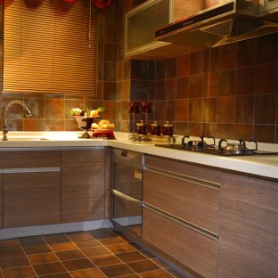 中式厨房橱柜装修效果图大全2014图片-搜房网中式厨房