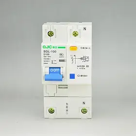 秦佳 漏电开关 防触电漏电保护器断路器 dz47le-100/1p d型 100a