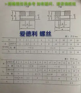 双通铜镶件/铜嵌件/预埋铜件/圆筒滚花螺母m6*6-m6*16外径8mm