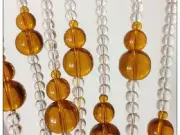 风水珠帘宝葫芦天然水晶珠帘成品门帘珠帘水晶隔断帘子水晶帘满穿图片
