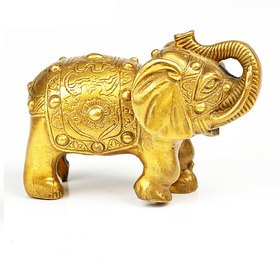 风水阁 开光吉象如意纯铜大象摆件 大号 一对 2014年属鸡者吉祥物图片