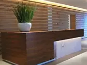 萨妮家具| 酒店大堂接待台 售楼处前台 现代简约接待台 s1513105图片