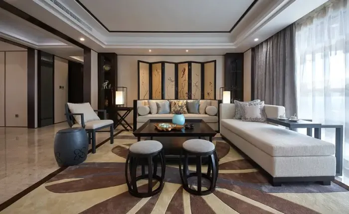 标题：掏心窝讲透：3万块怎么同时把“法式石膏线+宋式屏风”搬回家？