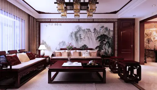 北联干休所150平米中式古典雅致风格图片