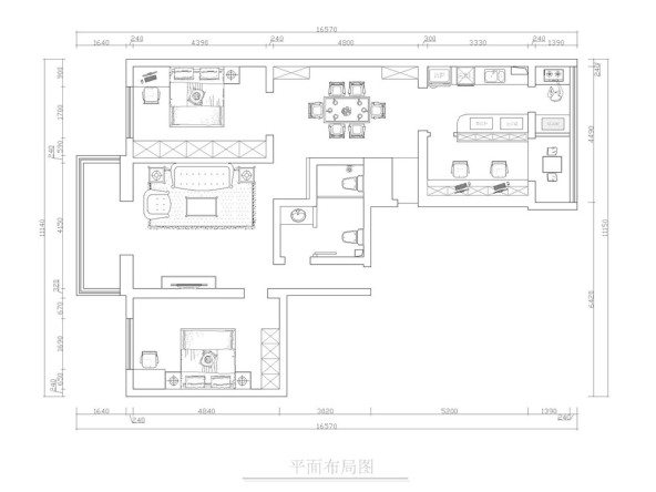 本套住房是两户打通户型,而且是二手房改造,牵扯细节众多,业主比较