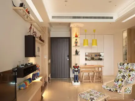 装修风格效果图简约风暖色调的 432x324c.jpg