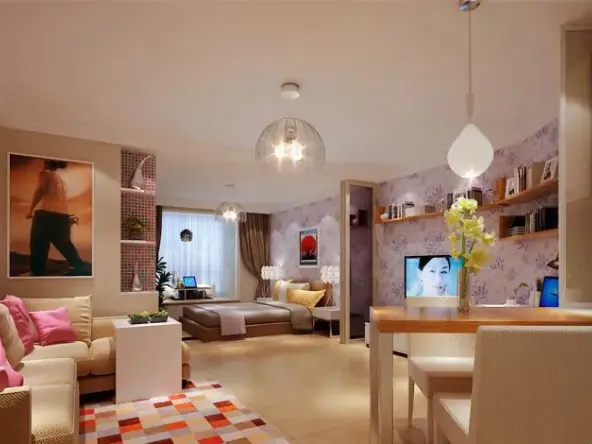 入户门通过对卫生间和门厅出的墙体改动，使卫生间和门厅都各自用有自己的公用，门厅的衣帽柜有很好的收纳储藏的功能。