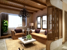 中海国际135㎡三居室地中海风格设计