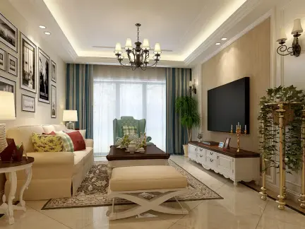 客厅装修吊顶效果图欣赏 432x324c.jpg