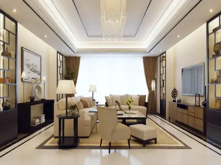 装修风格效果图新中式小户型 432x324c.jpg