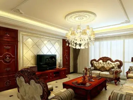 客厅窗帘效果图大全全套 432x324c.jpg