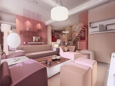 宝安江南—粉红色家装—两居室—138㎡