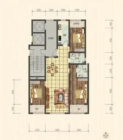 共有45 套10-15万户型图张家口装修样板间