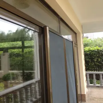 【万增门窗】隔音移门上海80断桥铝门窗 古桐色 断桥阳台移门