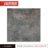 金科瓷砖 北欧现代仿古砖水泥砖 客厅瓷砖地砖地板砖 帝王金质 b-6603