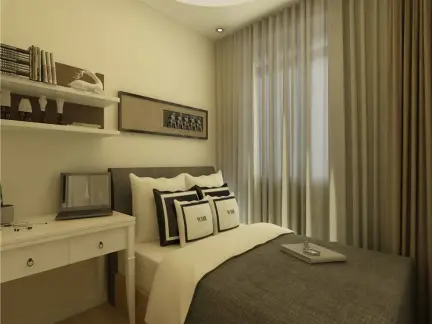 装修设计效果图卧室门 432x324c.jpg