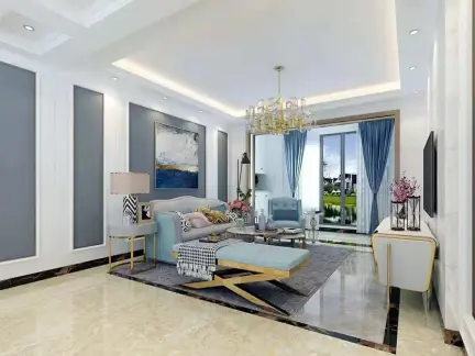 客厅装修效果图轻奢风格带柜子 432x324c.jpg