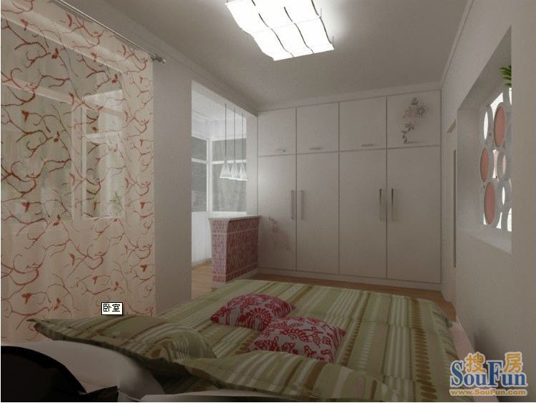 单身公寓-现代简约-一居室