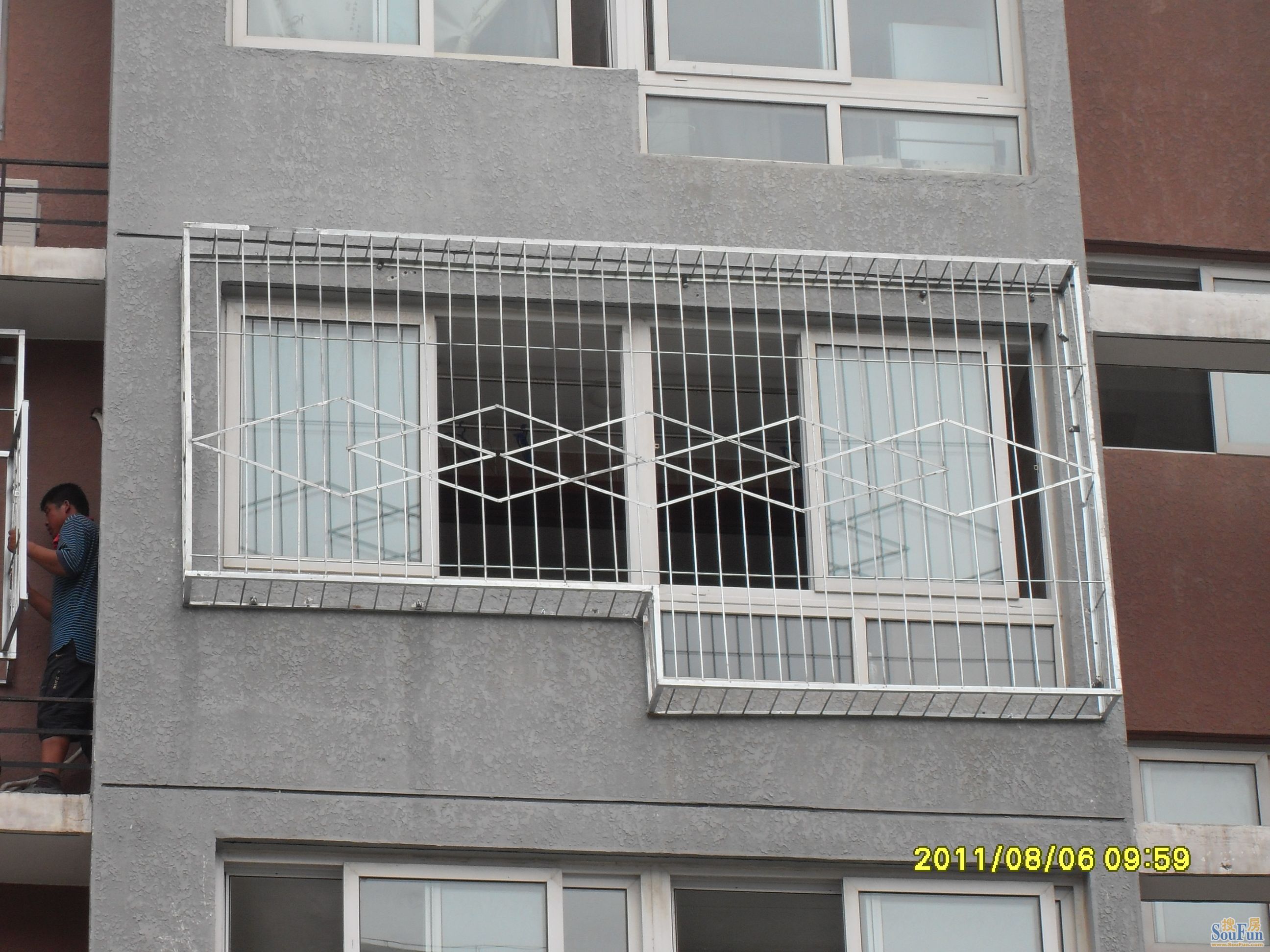 不锈钢飘窗防盗窗防盗窗铺水泥做飘窗图片15
