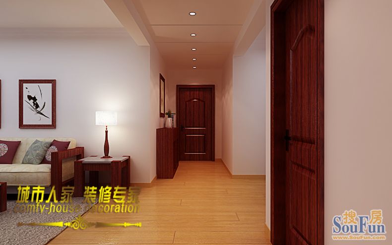 藏龙福地-中式古典-二居室