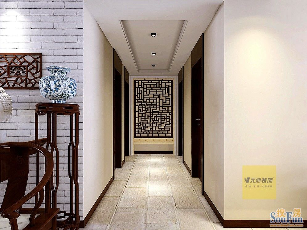 鑫苑现代城-中式古典-四居室