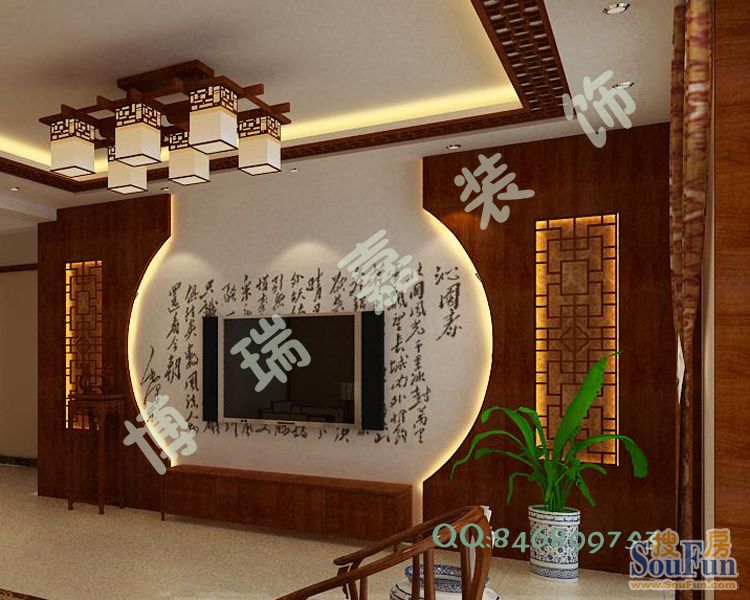 竹境装修-中式古典-三居室
