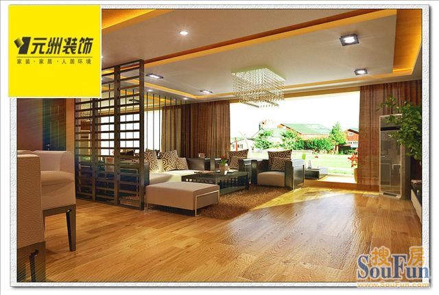 145平三室两厅两卫-东南亚混搭风格;装修设计案例-东南亚风格-一居室