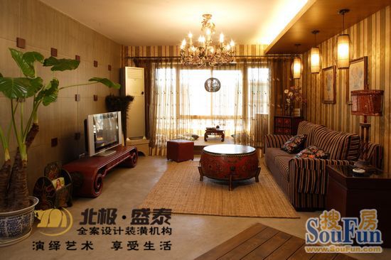 锦城-中式古典-二居室