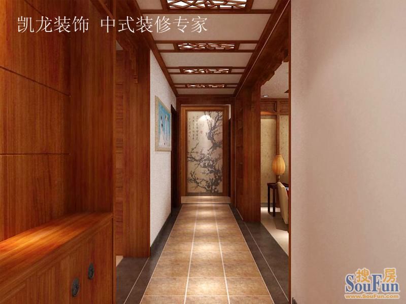 藏龙福地-中式古典-三居室