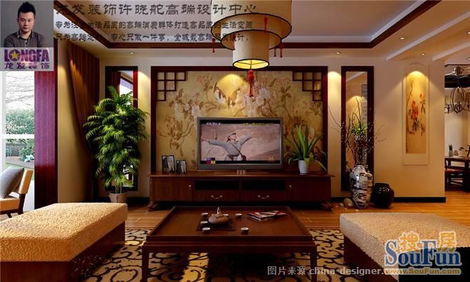 锦麟-中式古典-三居室