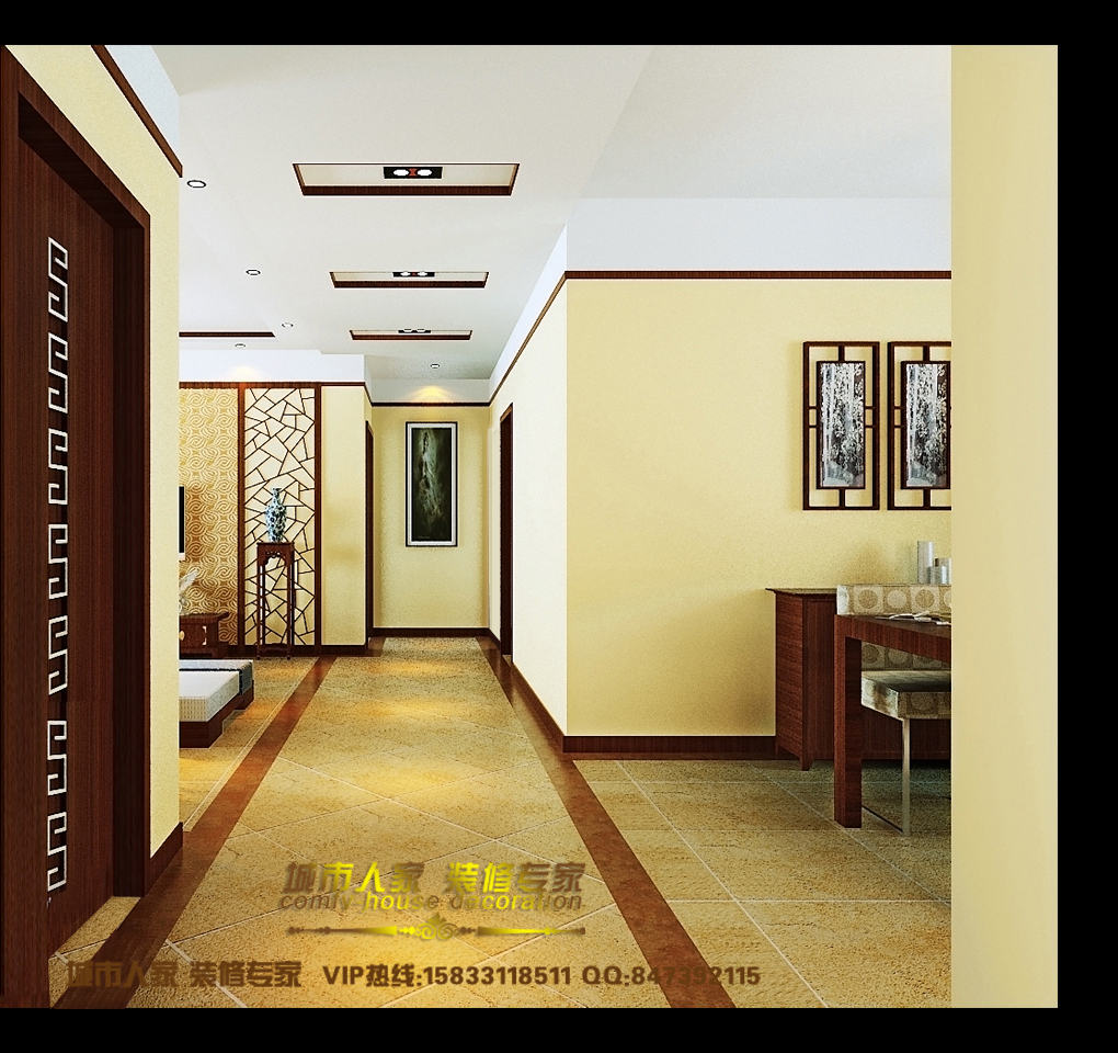 北城国际-中式古典-三居室