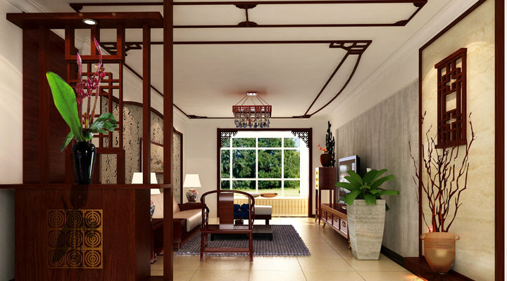 尚东明珠-中式古典-三居室