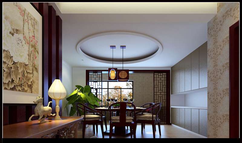 和泰·紫园-中式古典-三居室